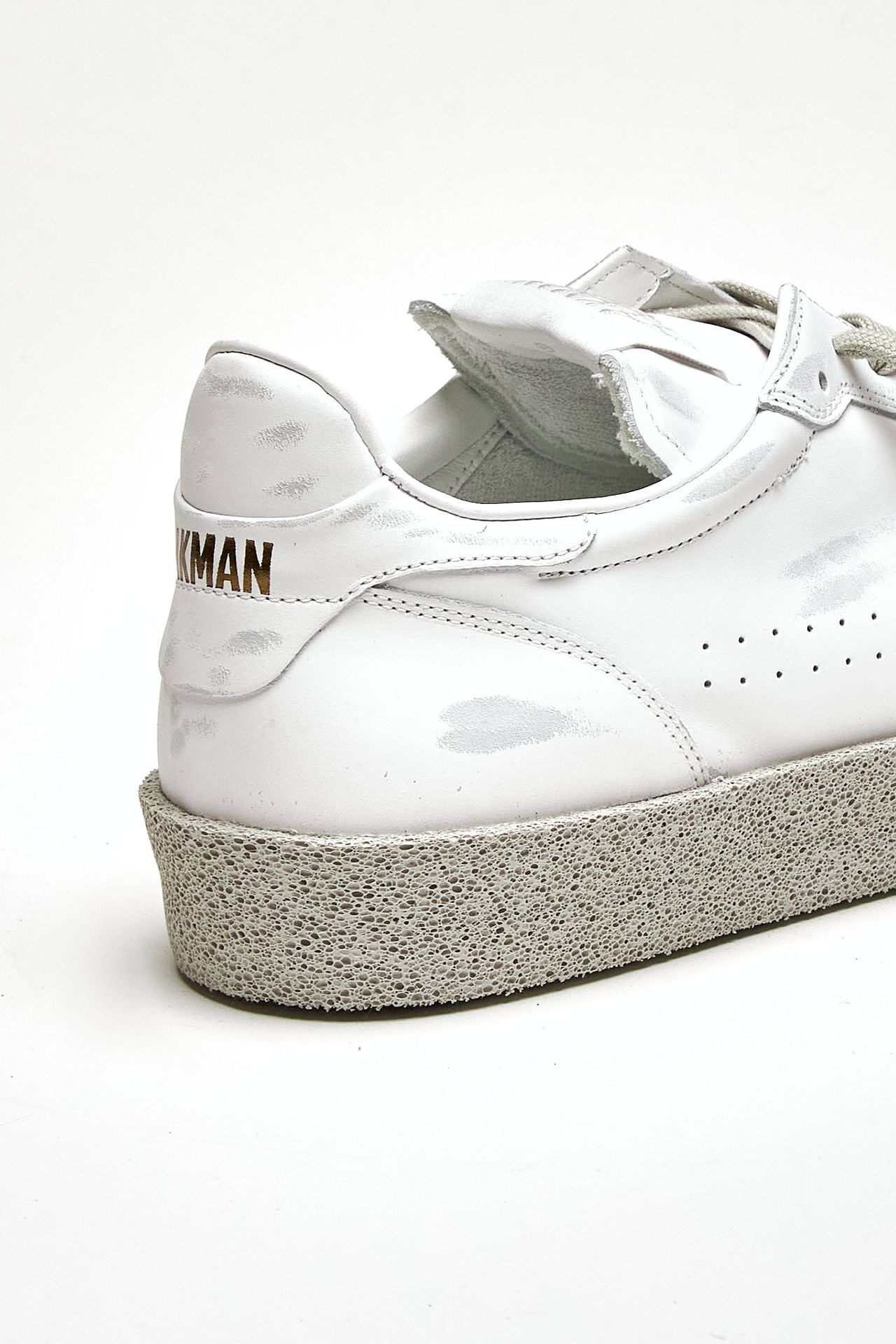 Sneaker in pelle scamosciata M5-ID-CV-WW bianco uomo Akman - 7
