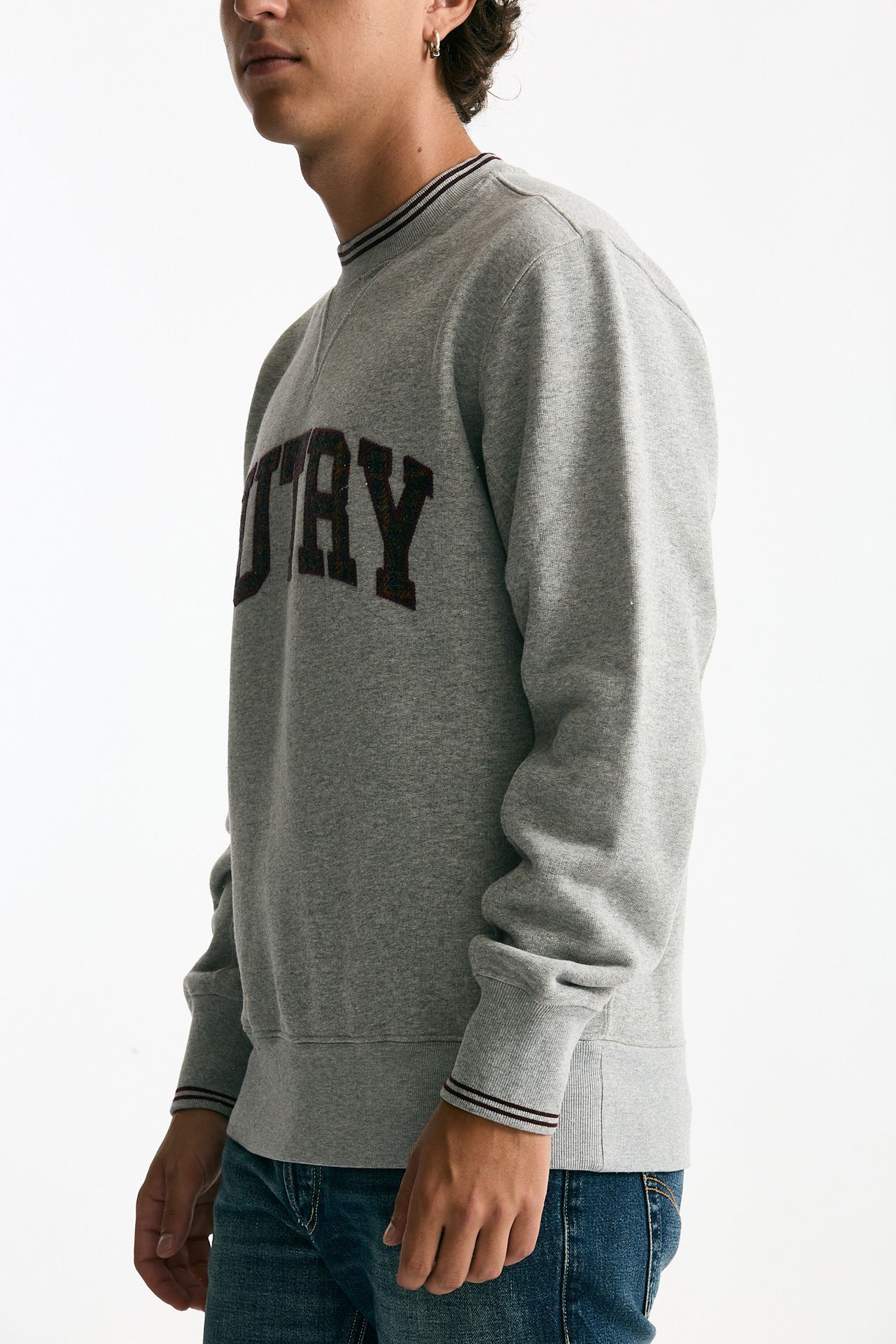 Felpa in cotone grigio uomo Autry - 4