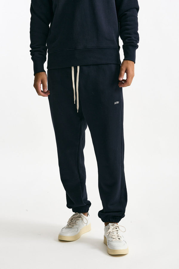 Pantalone jogging in cotone blu uomo Autry