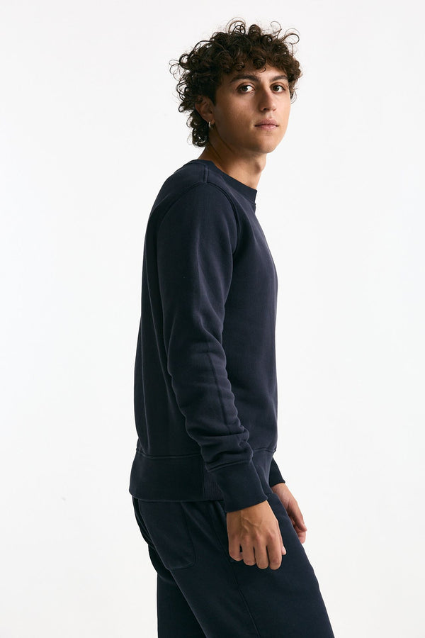 Felpa in cotone blu uomo Autry