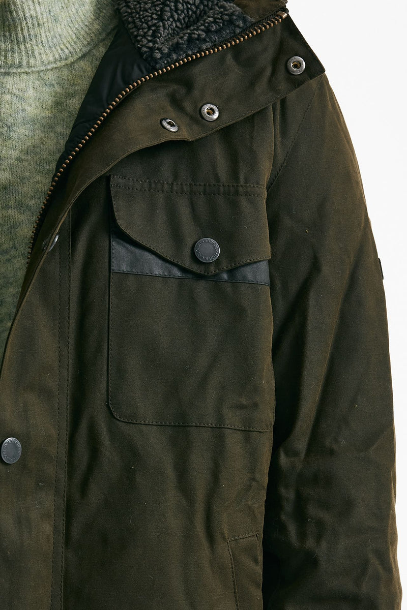 giubbino KEVLAR WAX JACKET cerato olive uomo Barbour - 6