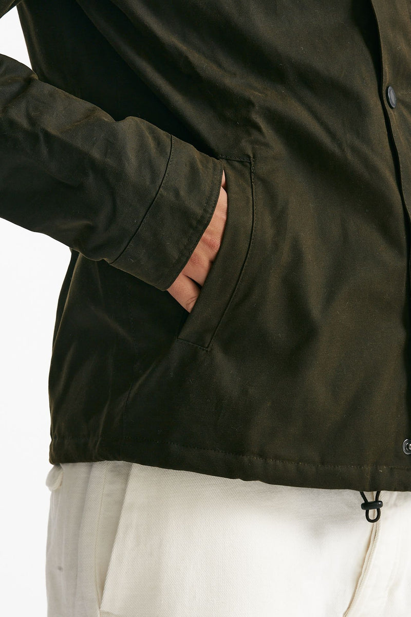 giubbino KEVLAR WAX JACKET cerato olive uomo Barbour - 9