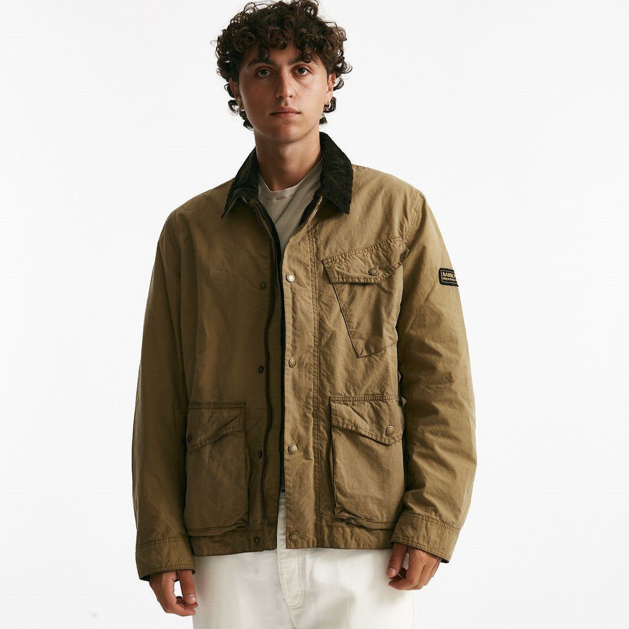 field jacket DRIFTER WAX cerato beige uomo Barbour - 10