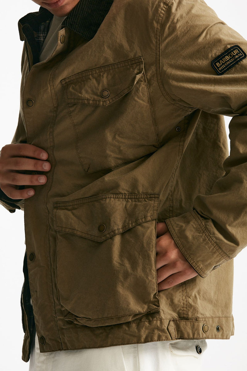 field jacket DRIFTER WAX cerato beige uomo Barbour - 9