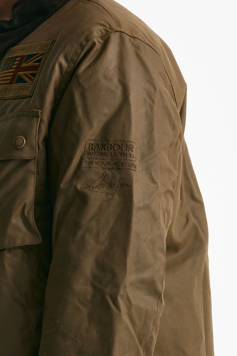 giubbino WORKERS WAX in cotone cerato sand-bruciato uomo Barbour - 7