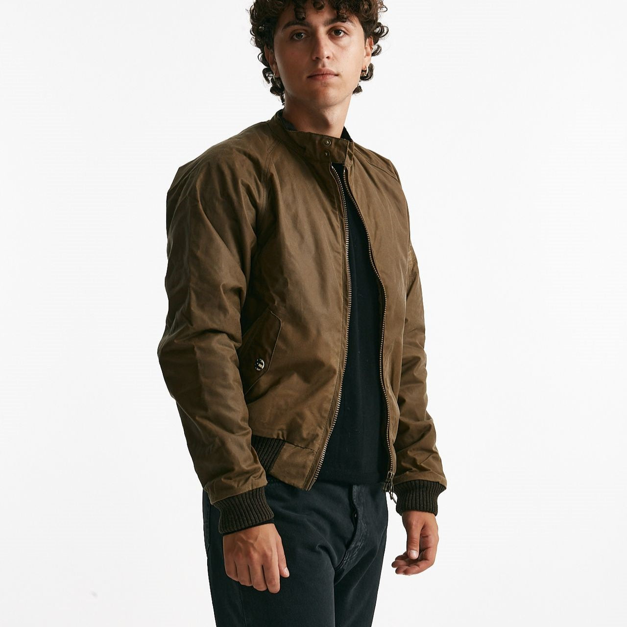 bomber MERCHANT WAX cerato sand uomo Barbour - 9