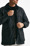 giacca ASHBY WAX JACKET cerato blu uomo Barbour - 7