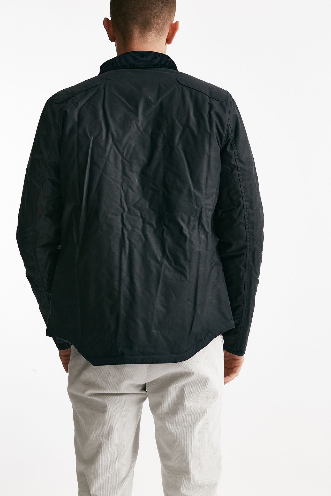 giubbino REELIN WAX JACKET cerato blu uomo Barbour - 3