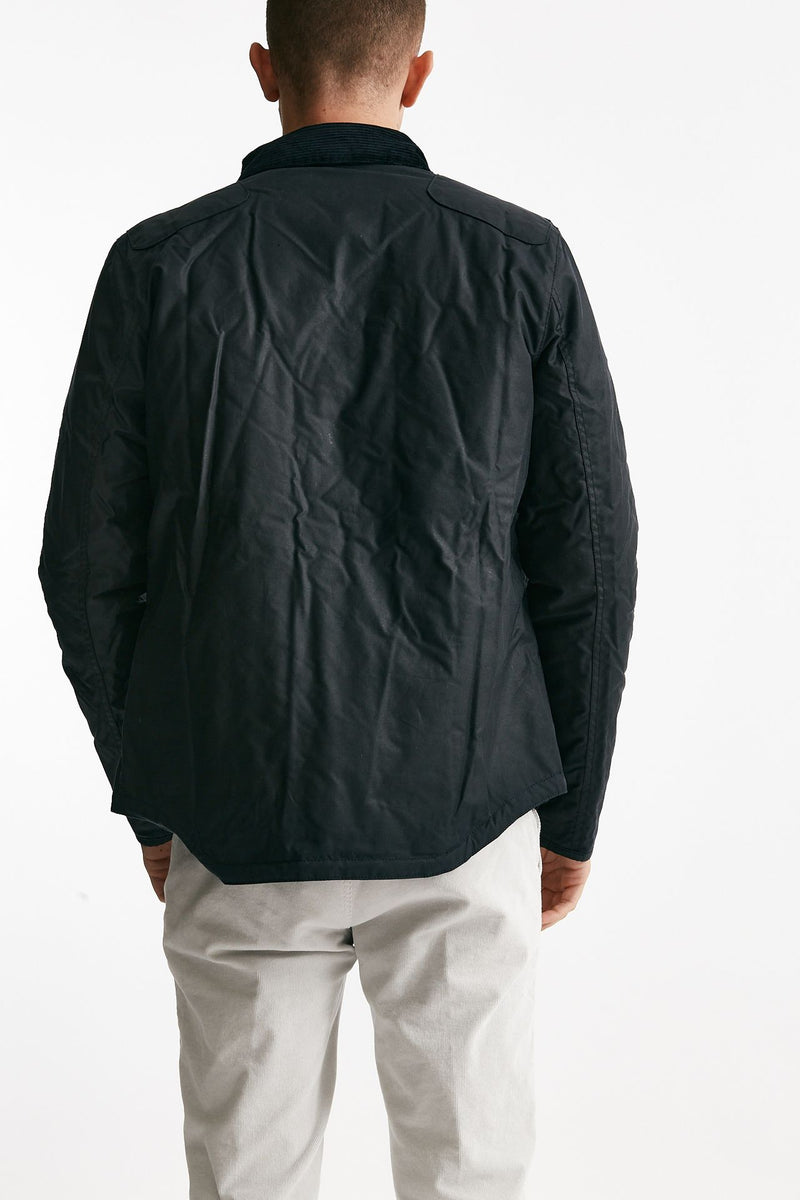 giubbino REELIN WAX JACKET cerato blu uomo Barbour - 3