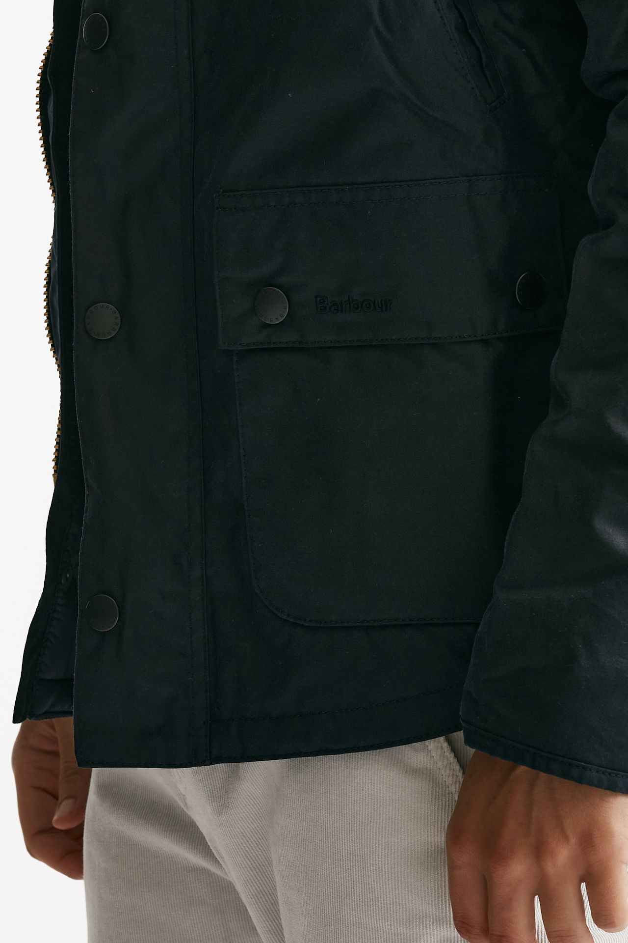 giubbino REELIN WAX JACKET cerato blu uomo Barbour - 9
