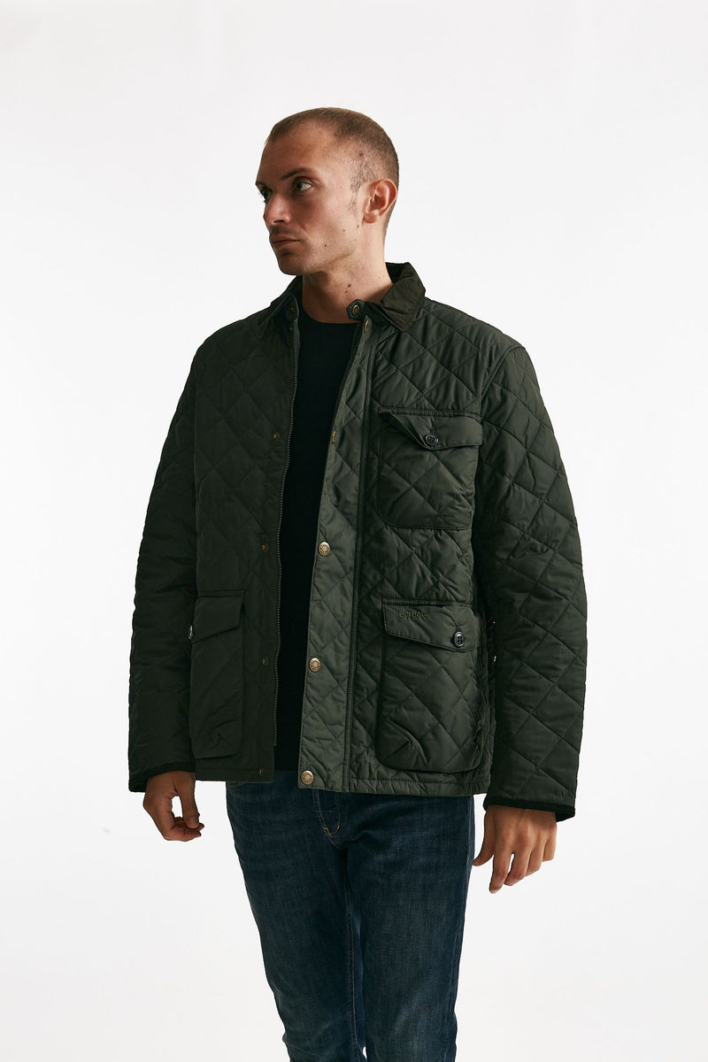 Giacca HORNBY QUILTED trapuntata verde uomo Barbour - 1