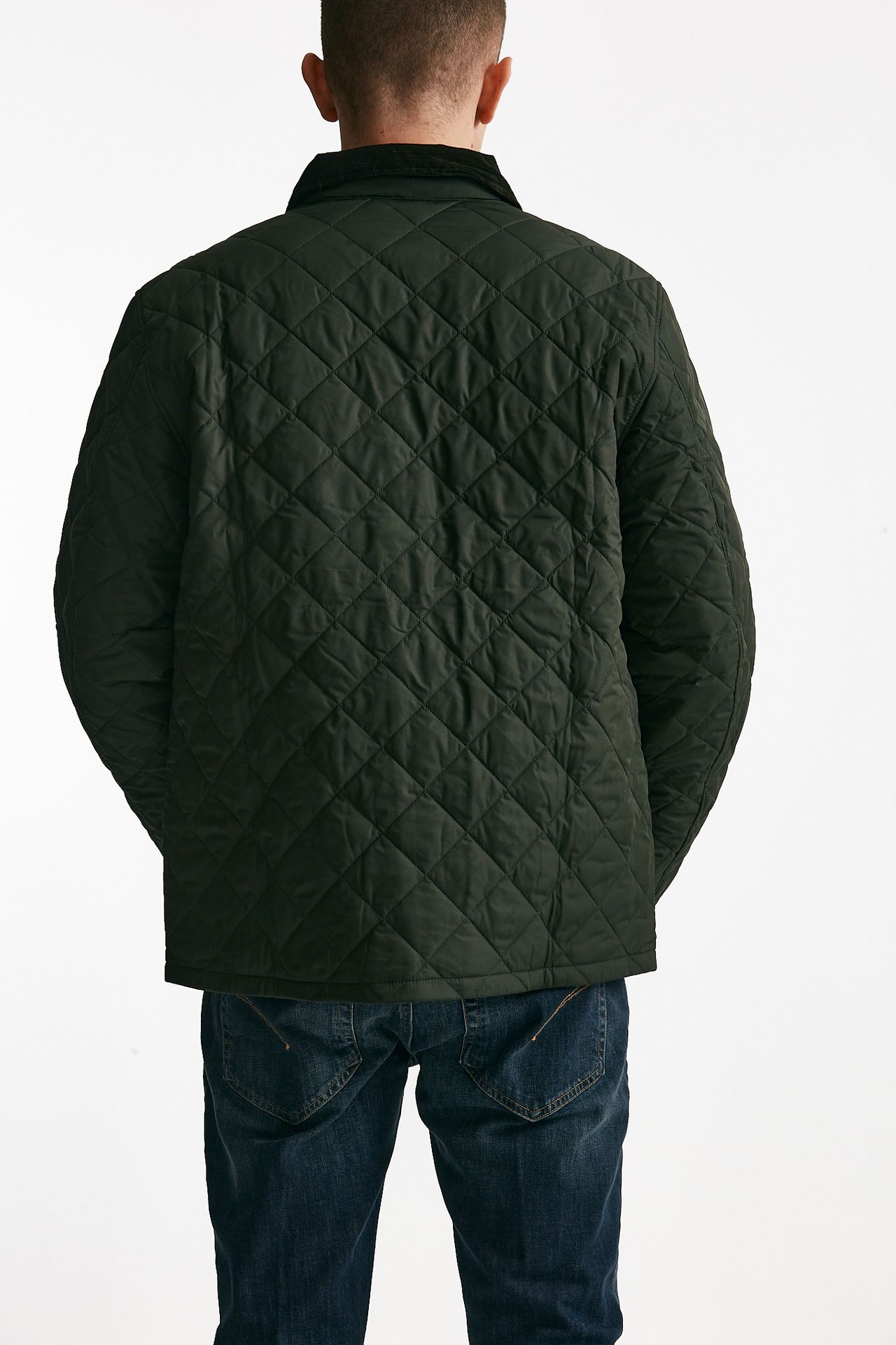 Giacca HORNBY QUILTED trapuntata verde uomo Barbour - 3