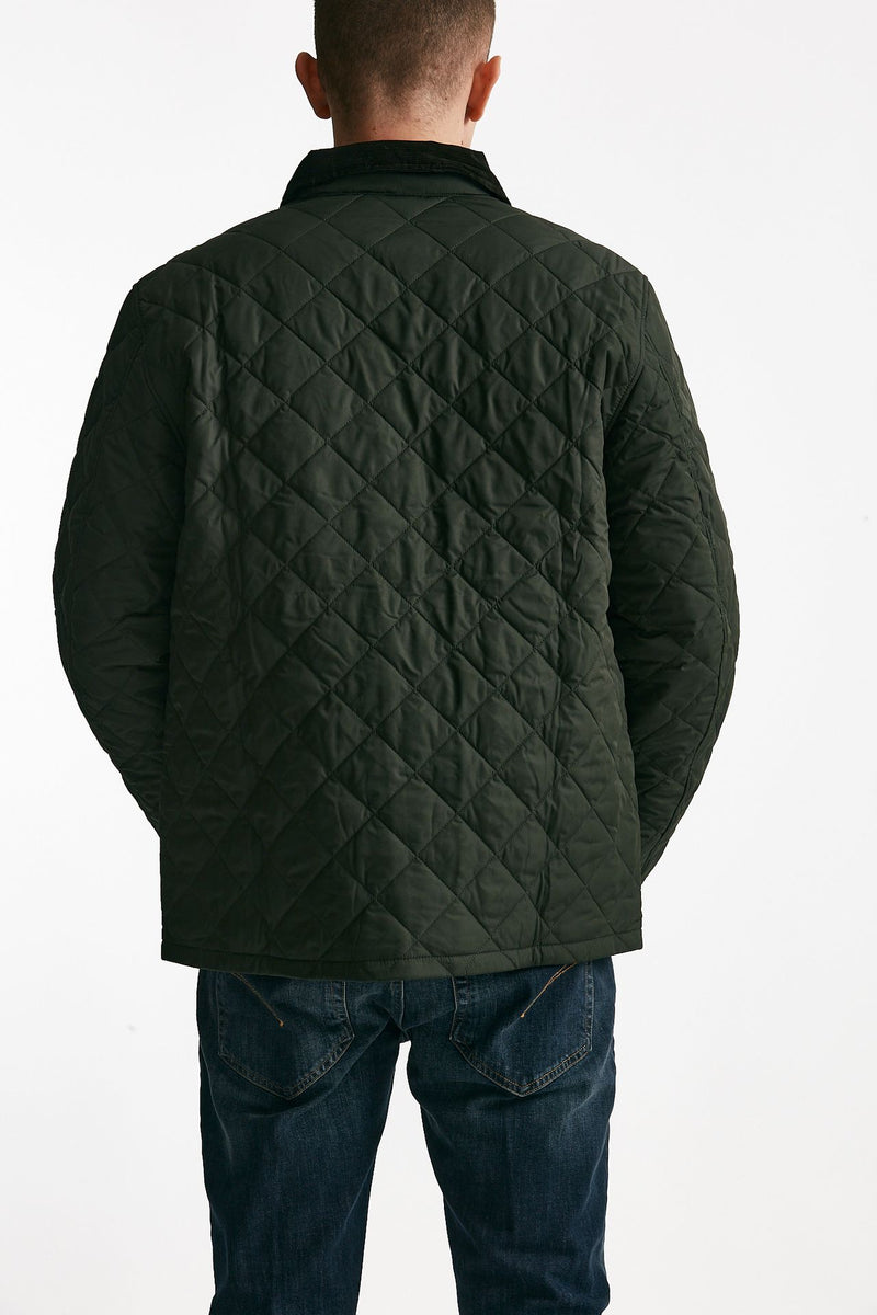 Giacca HORNBY QUILTED trapuntata verde uomo Barbour - 3