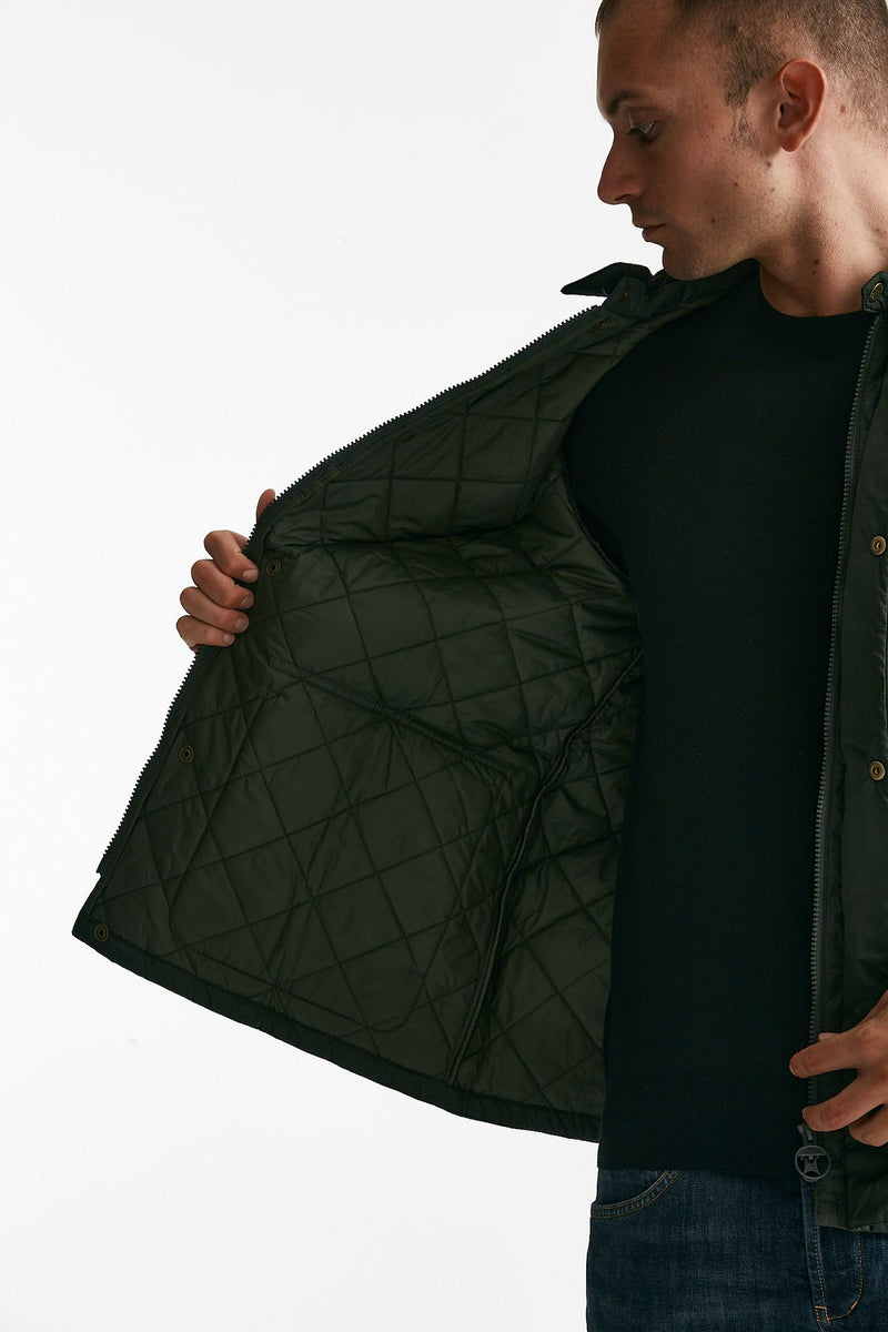 Giacca HORNBY QUILTED trapuntata verde uomo Barbour - 5