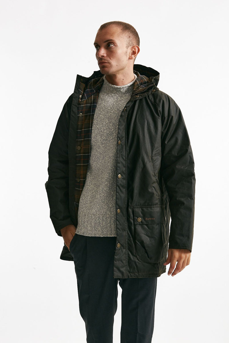 Parka BEDALE WAX PARKA in cotone cerato verde uomo Barbour - 1