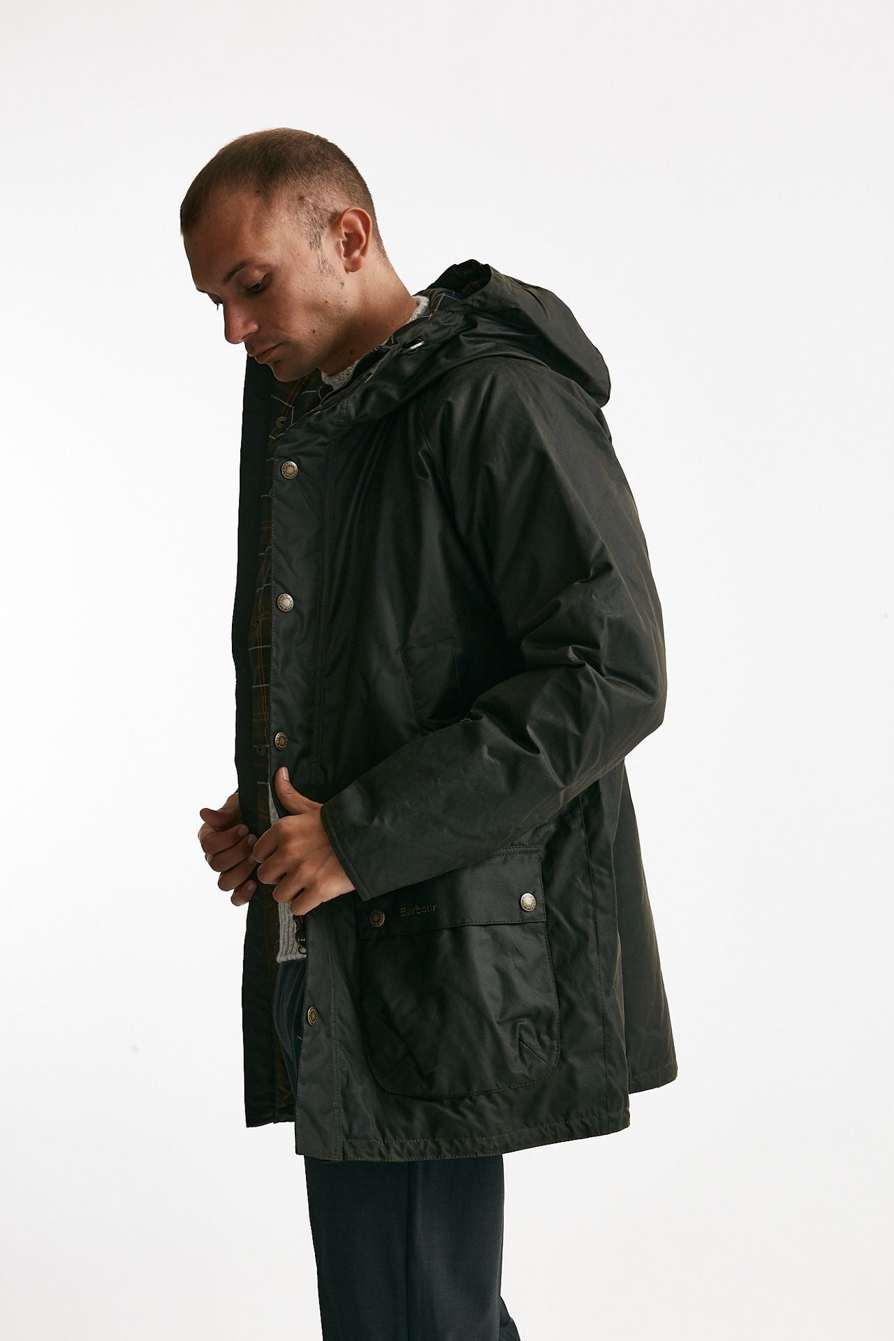 Parka BEDALE WAX PARKA in cotone cerato verde uomo Barbour - 2
