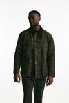 Giacca CHECK WOOL JACKET brown/verde uomo Barbour - 1