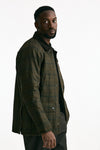 Giacca CHECK WOOL JACKET brown/verde uomo Barbour - 4
