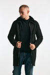 Cappotto in shearling grigio/nero uomo Giorgio brato - 1