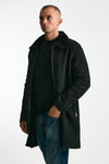 Cappotto in shearling grigio/nero uomo Giorgio brato - 2