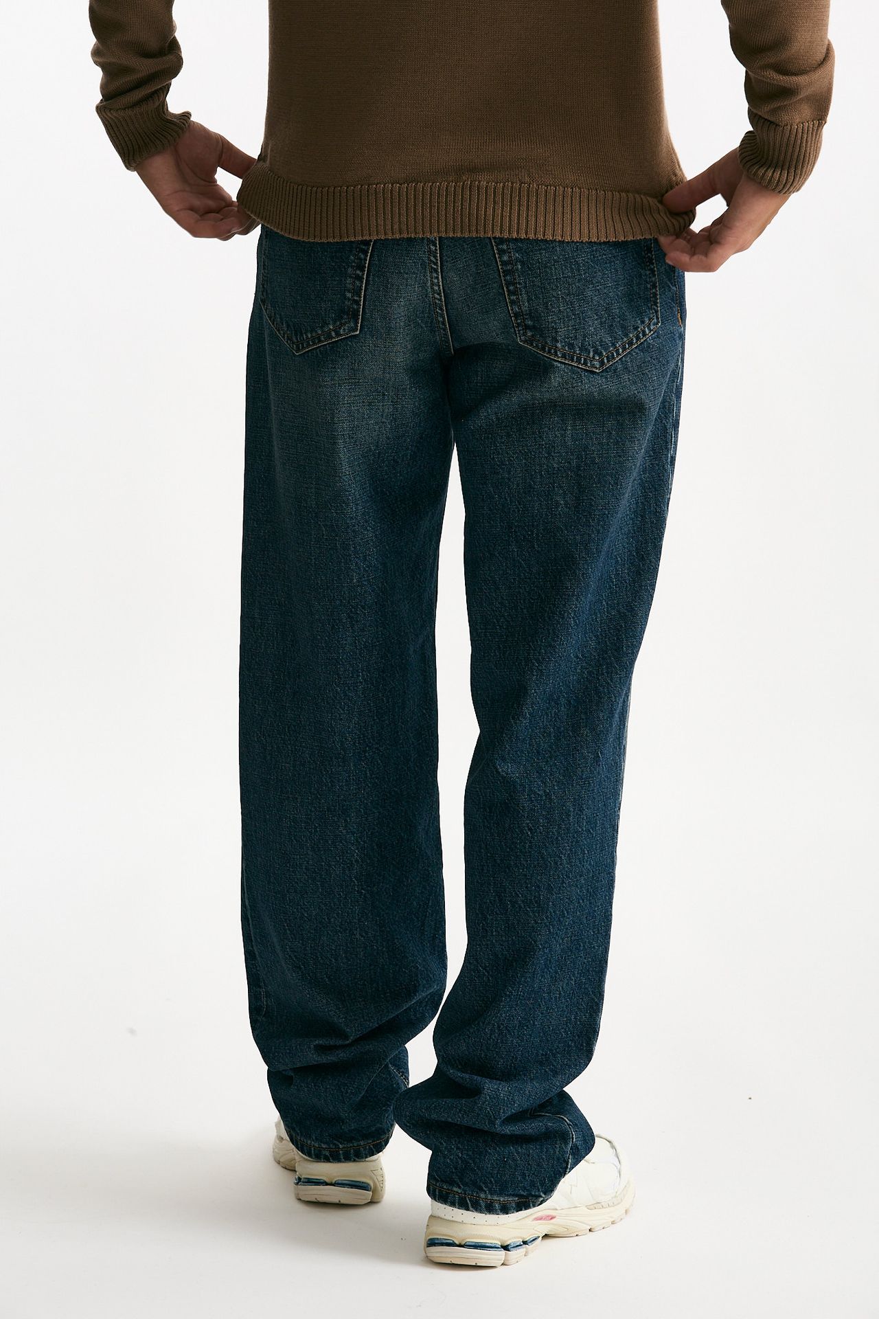 Jeans lavaggio scuro stone washed uomo Covert - 3