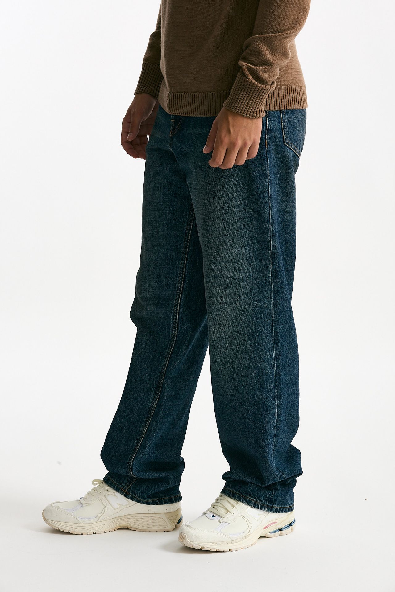 Jeans lavaggio scuro stone washed uomo Covert - 4