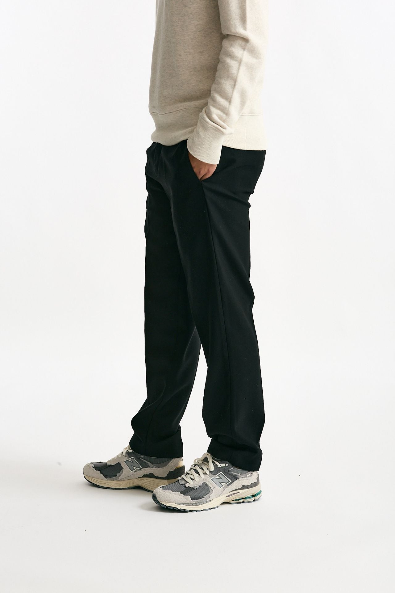 Pantalone in lana nero uomo Covert - 4