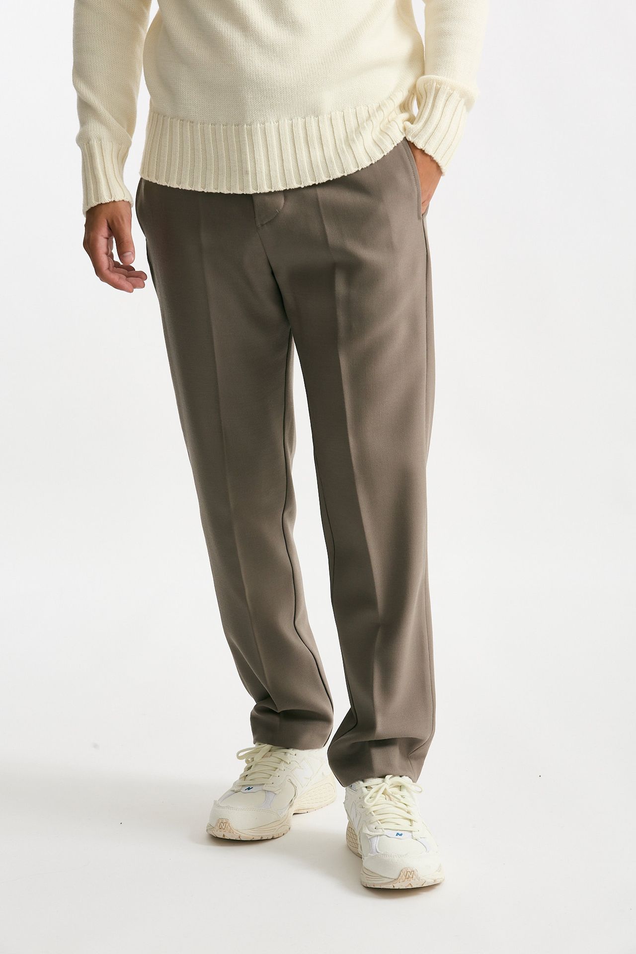 Pantalone in lana beige uomo Covert - 2