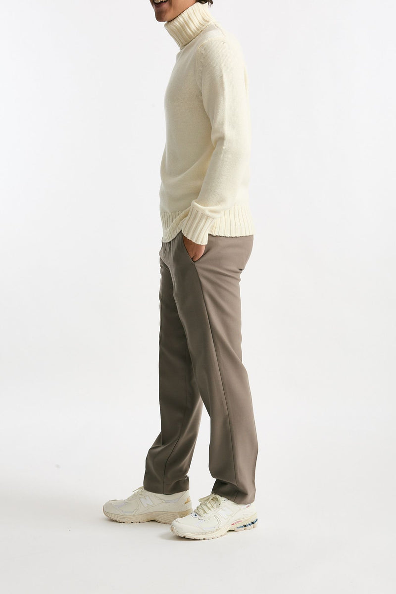 Pantalone in lana beige uomo Covert - 4