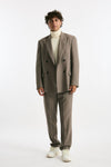 Giacca doppiopetto in lana beige uomo Covert - 2
