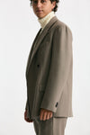 Giacca doppiopetto in lana beige uomo Covert - 5