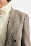 Giacca doppiopetto in lana beige uomo Covert - 7