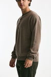 Maglia in lana cashmere e seta tortora uomo Covert - 4