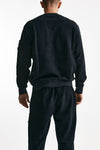 felpa diagonal fleece in cotone blu uomo C.p. company - 3