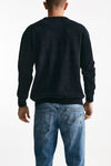 maglia crew neck chenille in ciniglia blu uomo C.p. company - 3