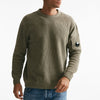 maglia crew neck chenille in ciniglia tortora uomo C.p. company - 6