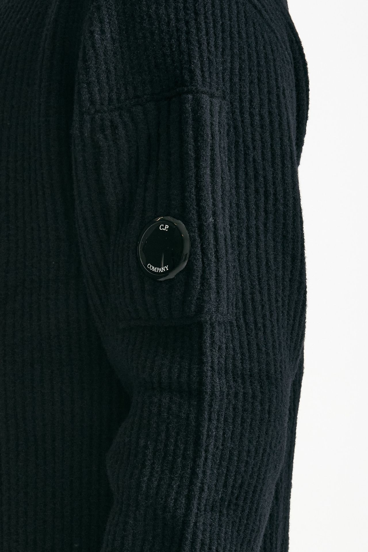 Maglia in lana e poliammide nero uomo C.p. company - 5