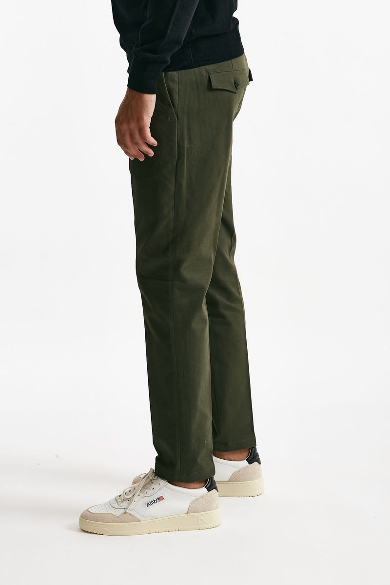 pantalone stretch prince pence verde militare uomo Department five - 2
