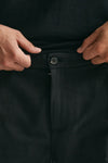 pantalone prince pence in cotone nero uomo Department five - 5