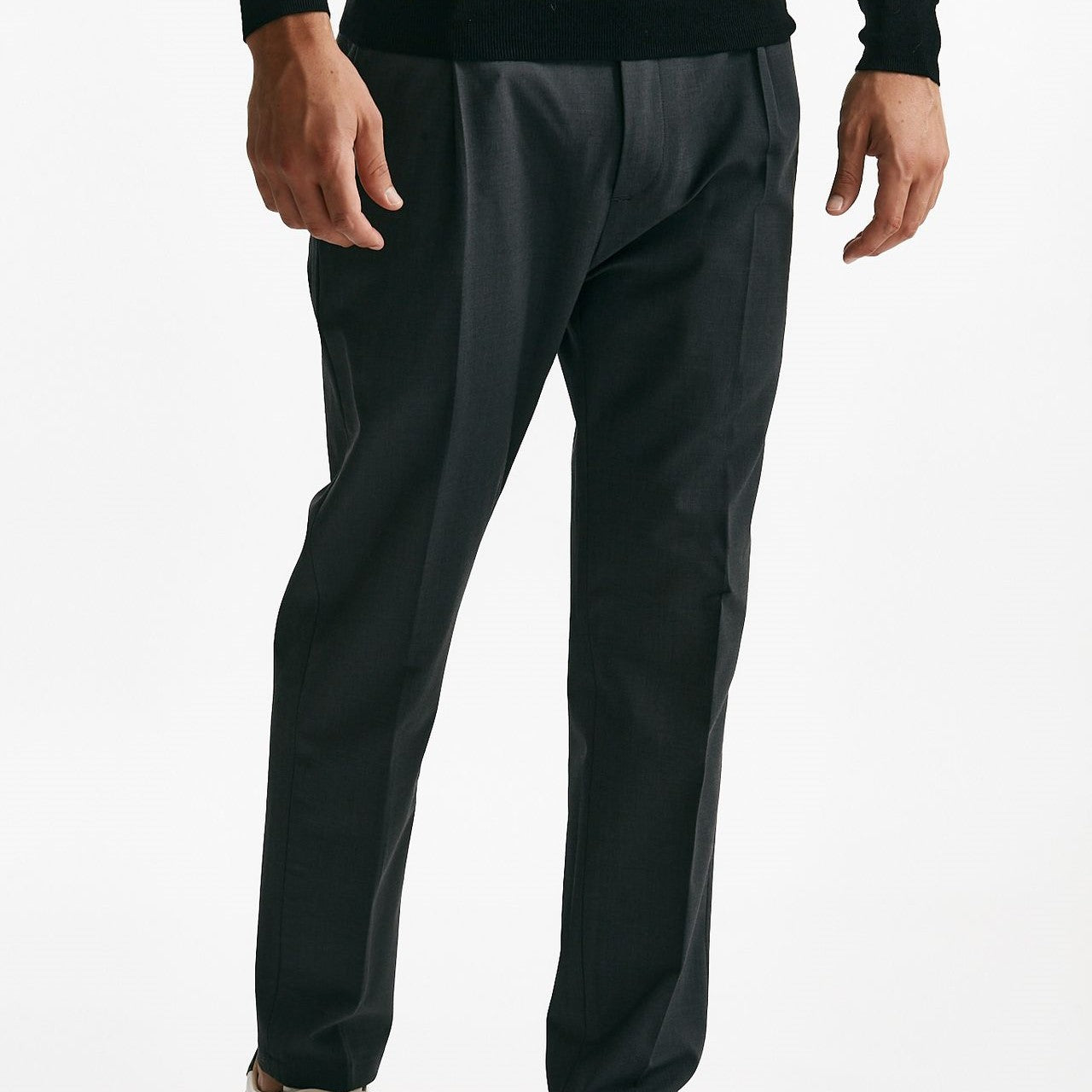 Pantalone PRINCE pence lana antracite uomo Department five - 8