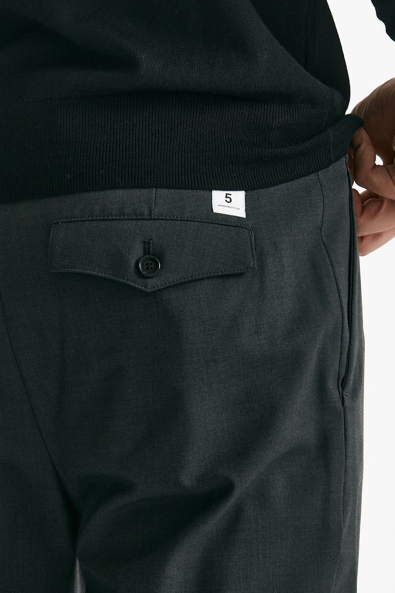 Pantalone PRINCE pence lana antracite uomo Department five - 7