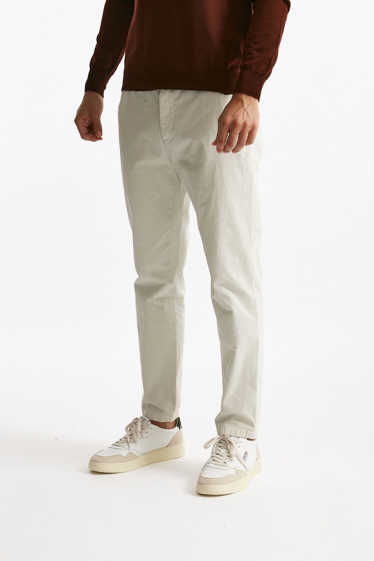 Pantalone PRINCE in fustagno ghiaccio uomo Department five - 1