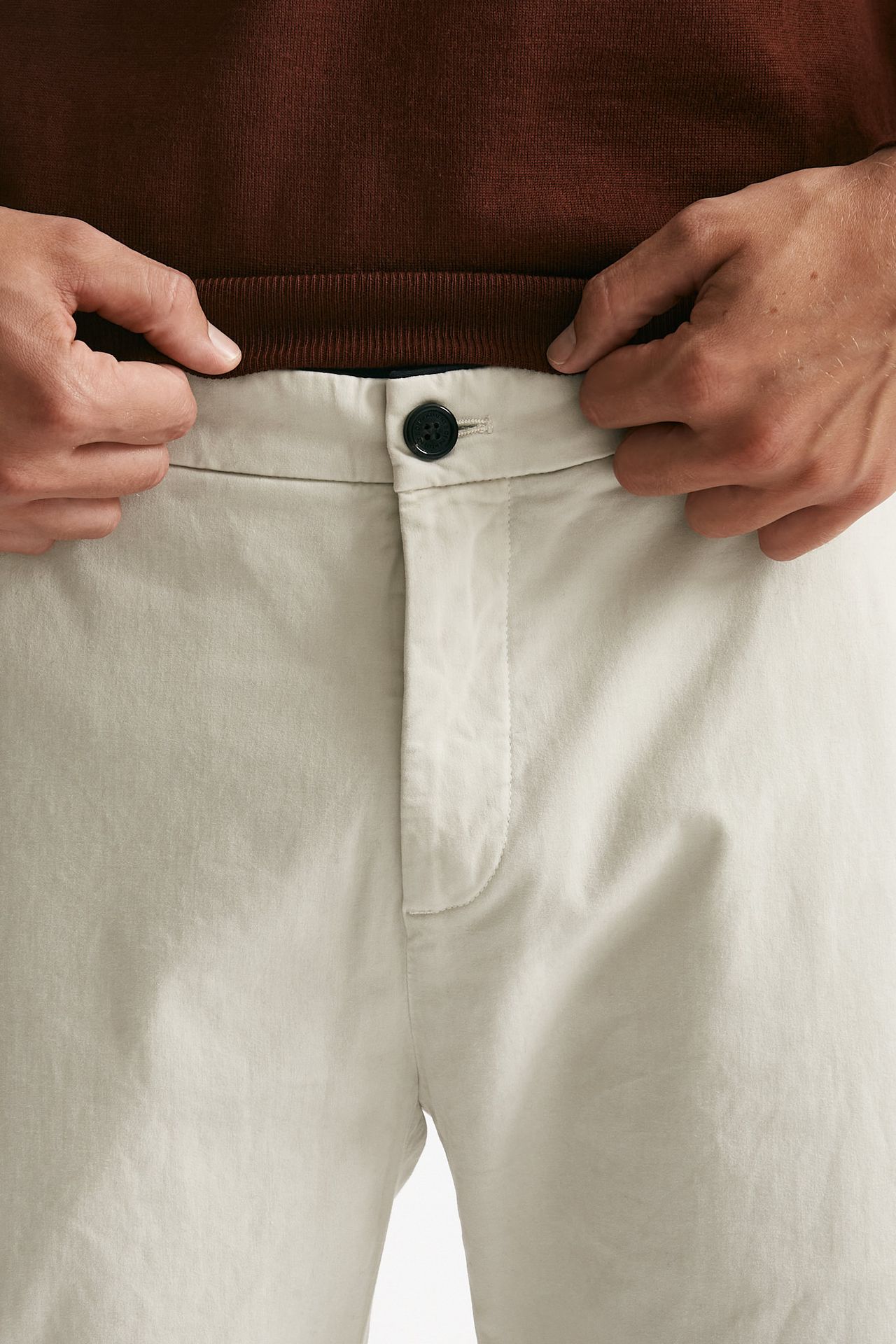 Pantalone PRINCE in fustagno ghiaccio uomo Department five - 5