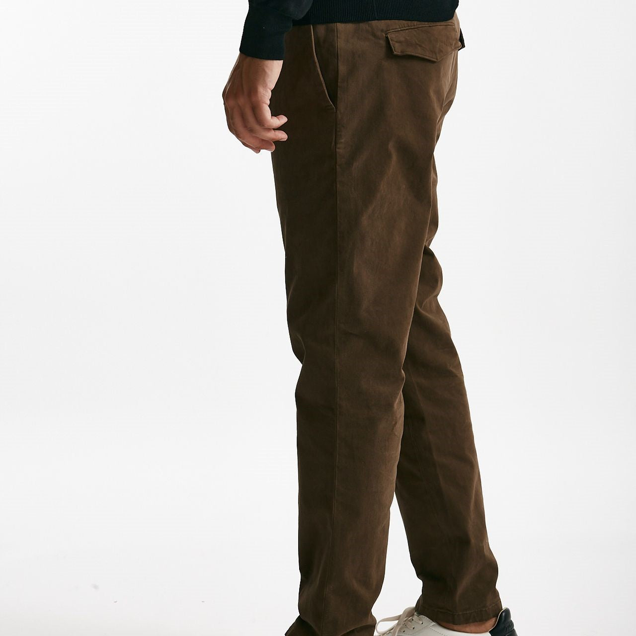 Pantalone PRINCE in fustagno marrone uomo Department five - 8