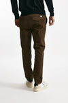 Pantalone PRINCE in fustagno marrone uomo Department five - 1