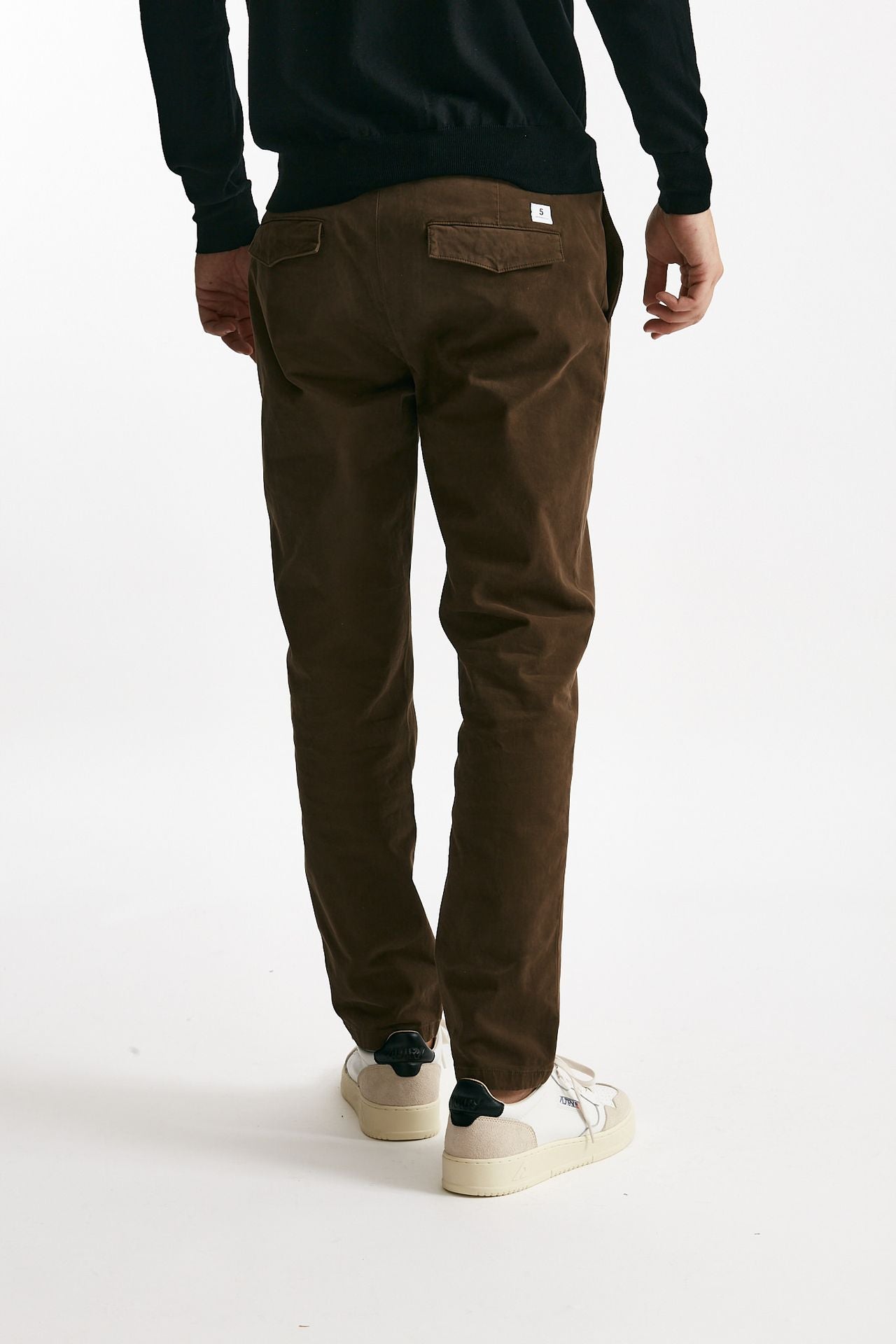 Pantalone PRINCE in fustagno marrone uomo Department five - 1