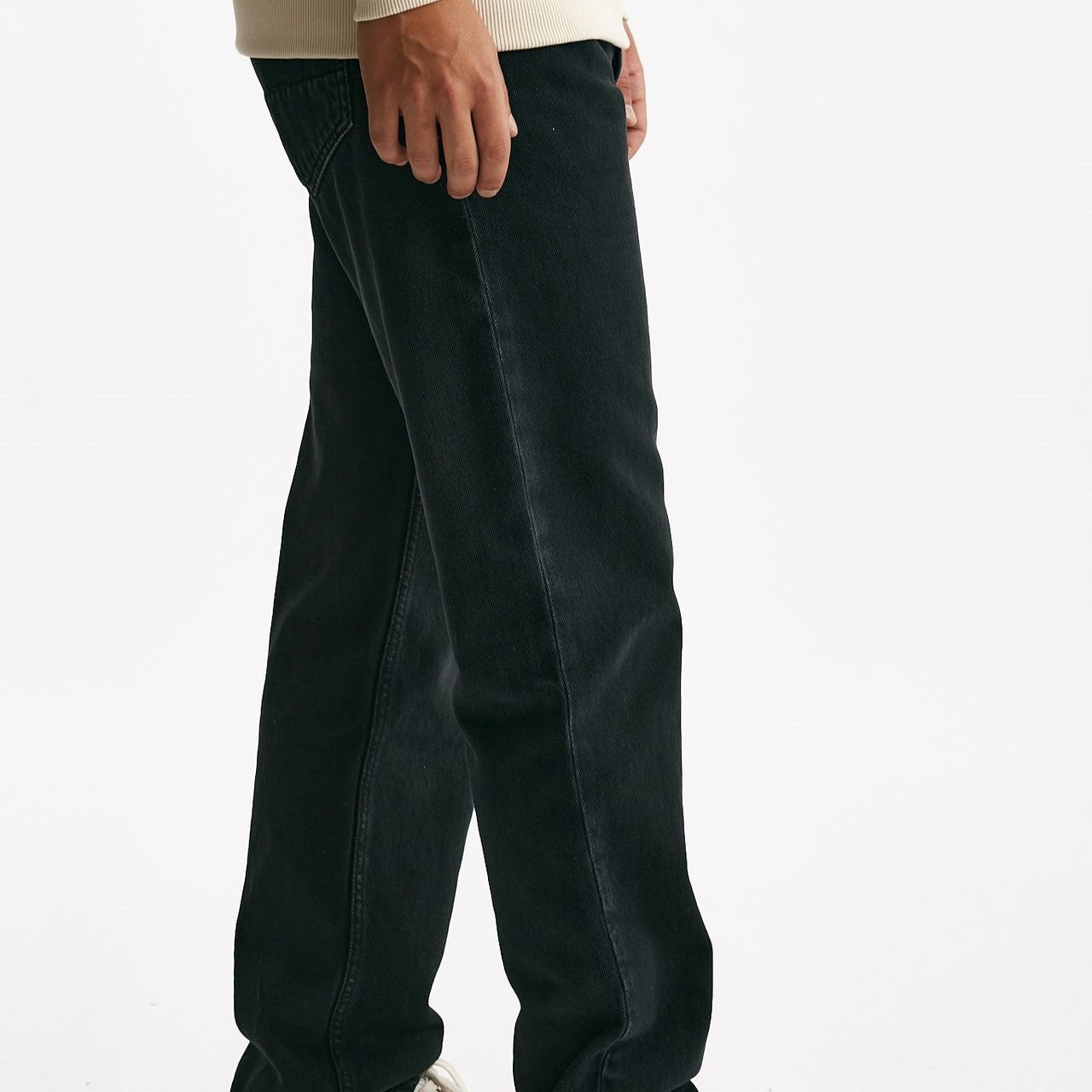 Jeans MUSSO in cotone “bull” nero uomo Department five - 8