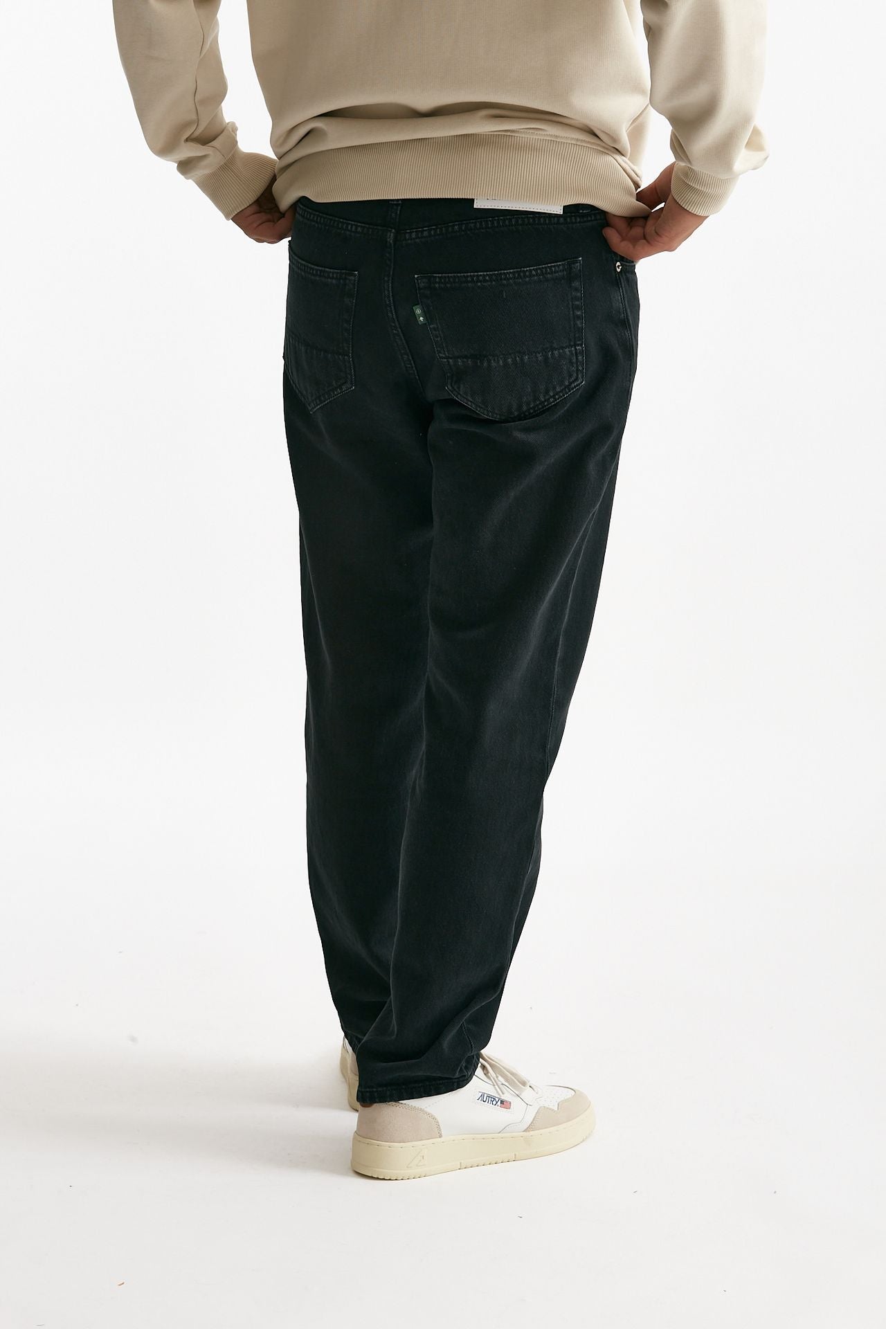 Jeans MUSSO in cotone “bull” nero uomo Department five - 3