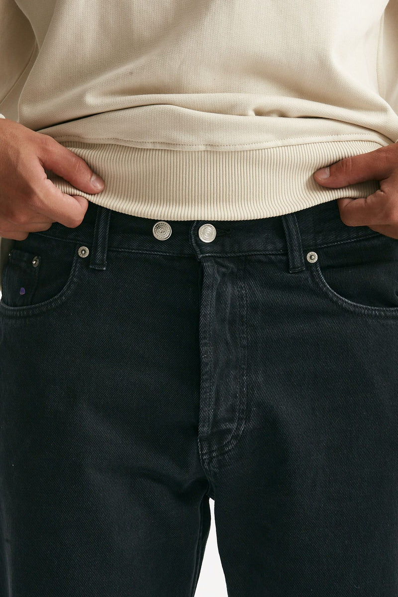 Jeans MUSSO in cotone “bull” nero uomo Department five - 5