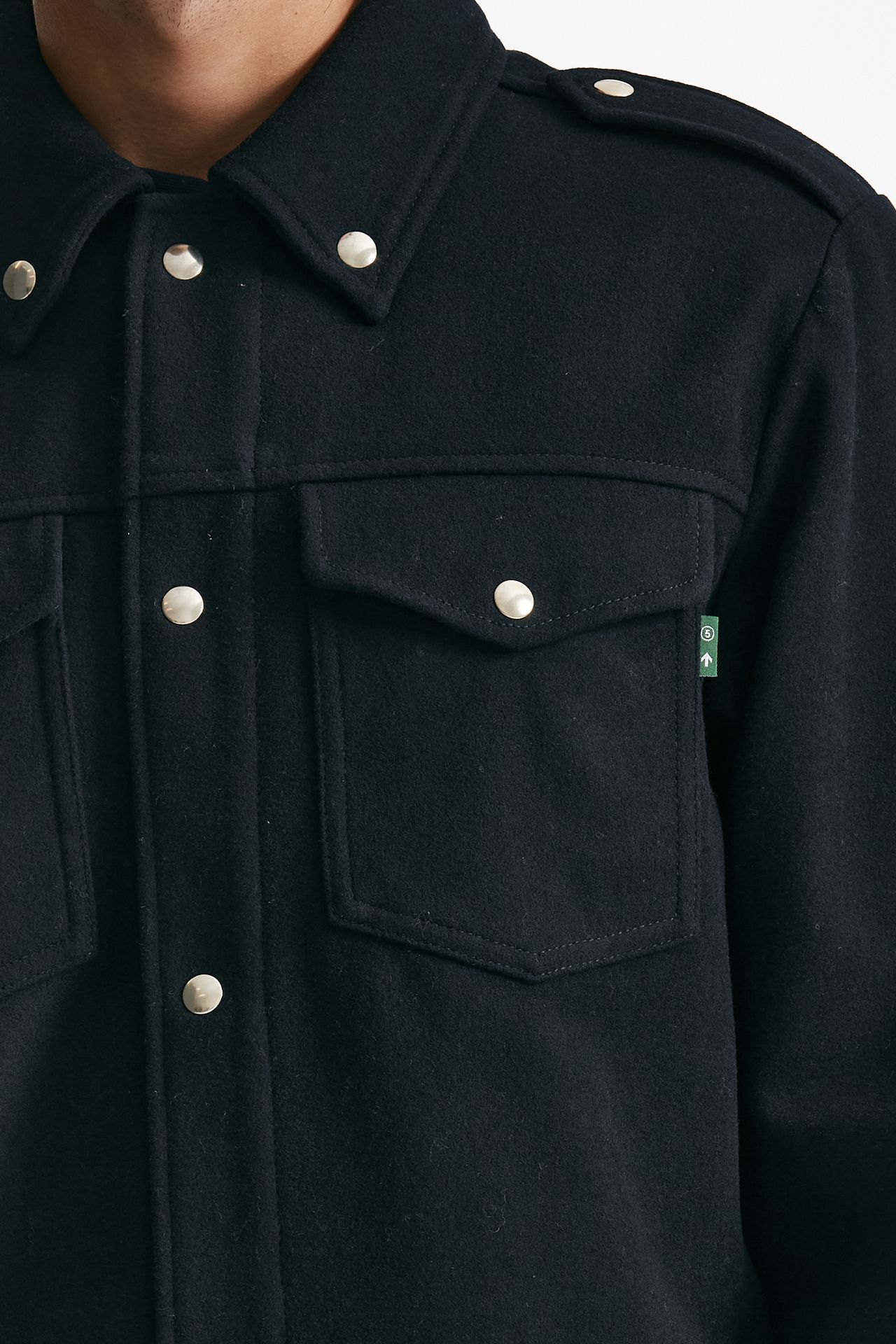 Giubbino in misto lana blu uomo Department five - 8